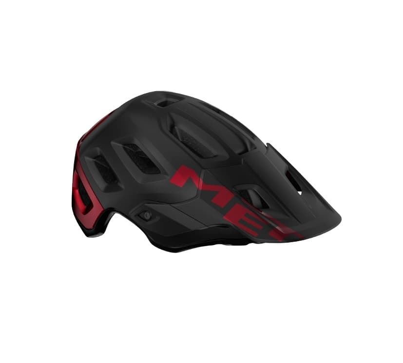 Casco MET Roam negro/rojo mate T-S 52-56 - Imagen 1