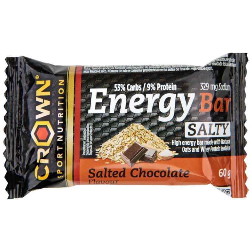 CROWN ENERGY BAR CHOCOLATE SALADO 0.60GR - Barritas energéticas - Imagen 1