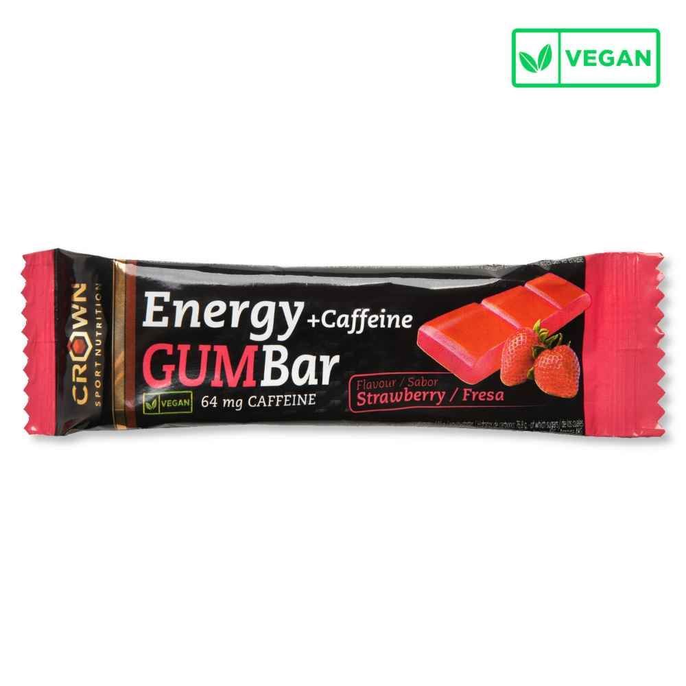 CROWN ENERGY GUM BAR COLA CAFEINA 0.60GR - Barrita energética de gominola - Imagen 1