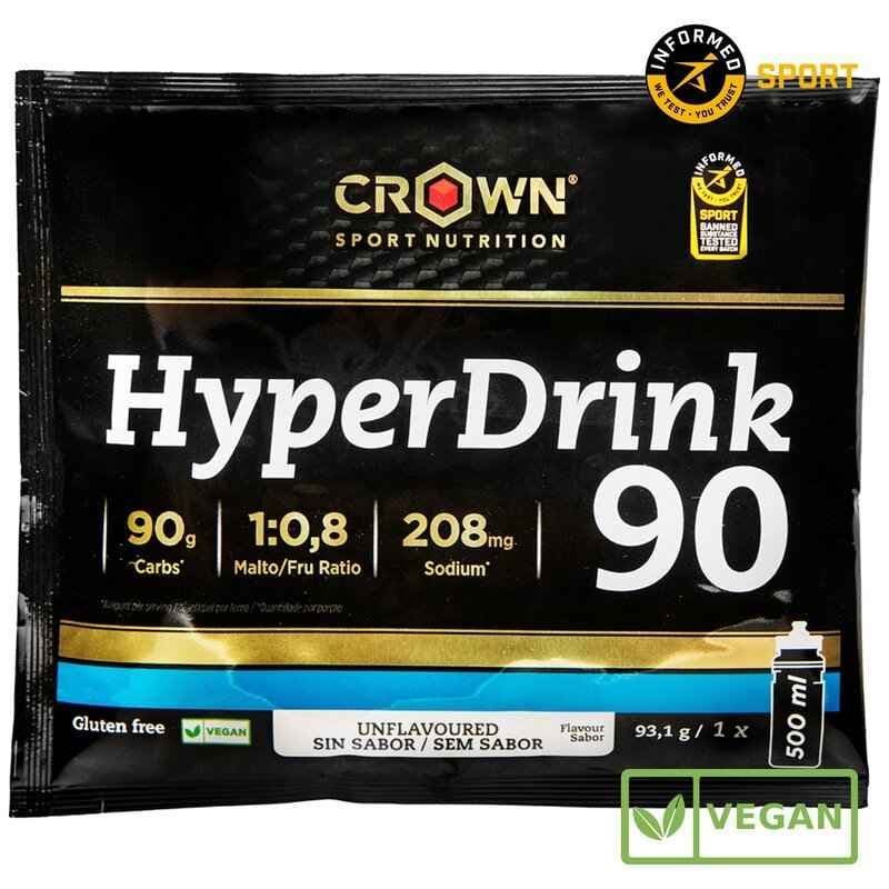 CROWN HYPERDRINK 90 S/SABOR - Bebida alta en hidratos de carbono - Imagen 1