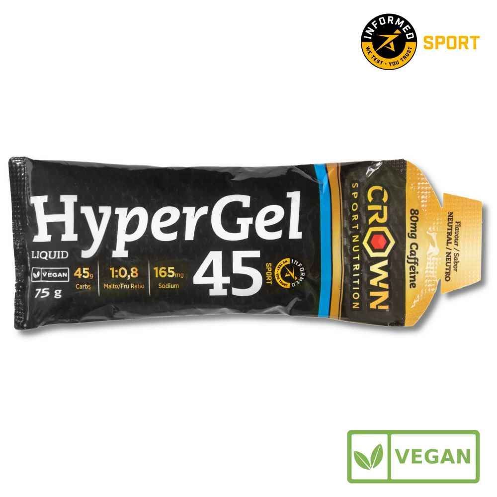 CROWN HYPERGEL 45 NEUTRO CAFEINA - Gel energético - Imagen 1