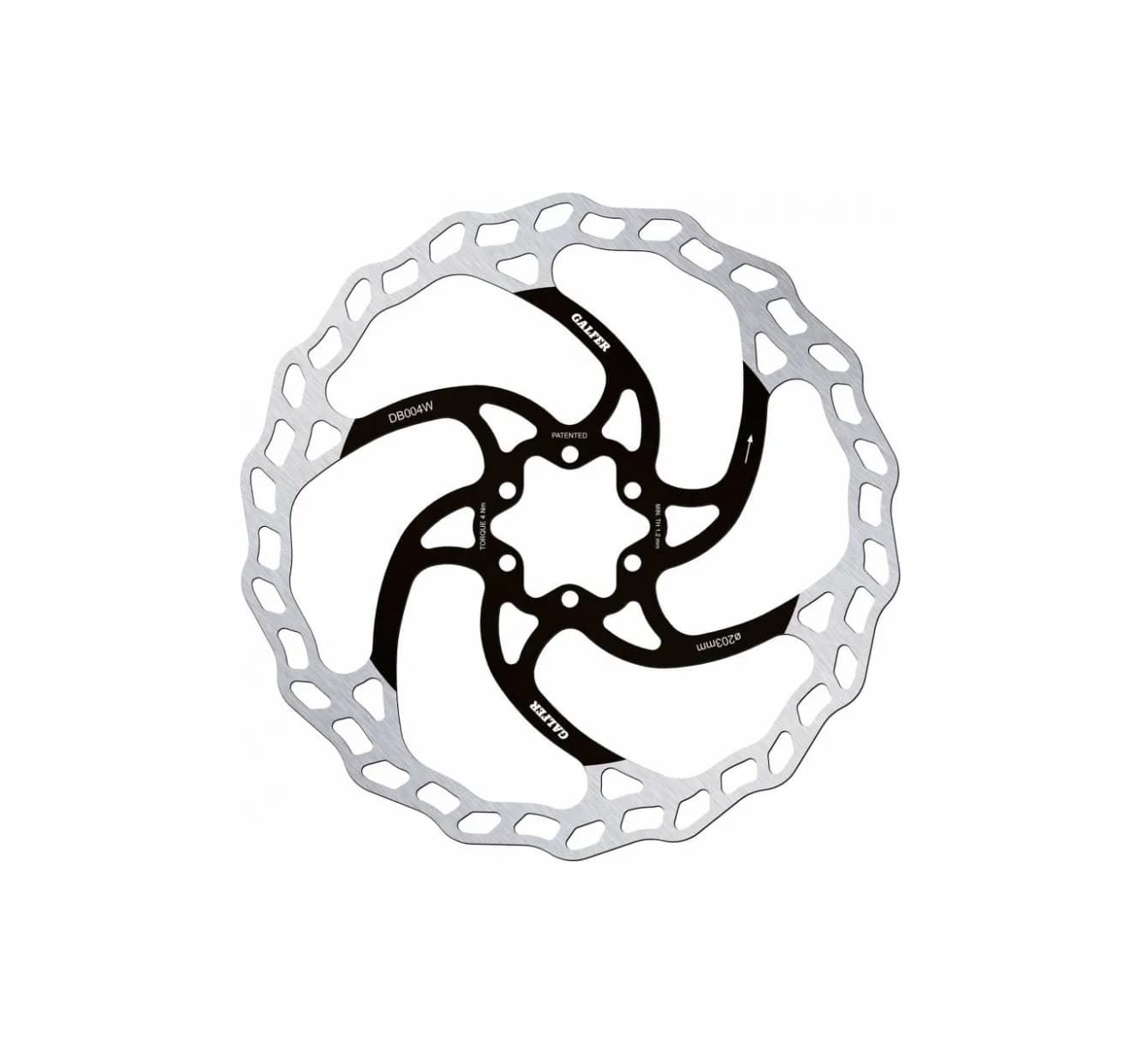 Disco freno Galfer MTB DISC 6T 160X1.8mm - Imagen 1